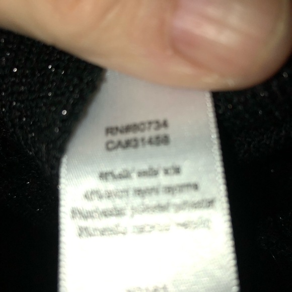 Charlotte Russe Black Cardigan Sweater- a little sparkle and this is a cute days - Picture 4 of 9